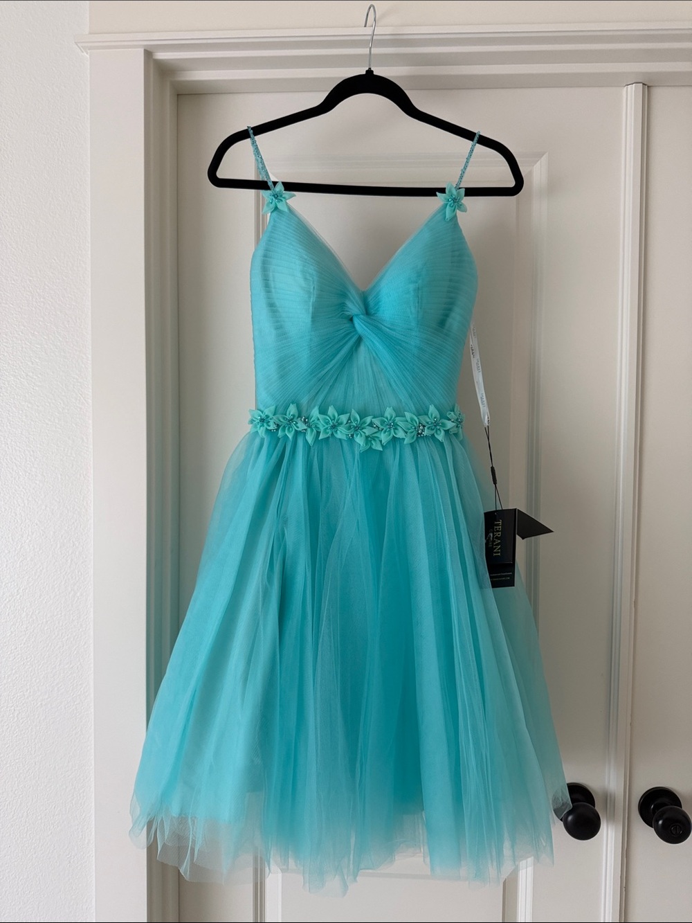 Terani Couture 2011P1024 Tiffany Floral Tulle Dress Size 2
